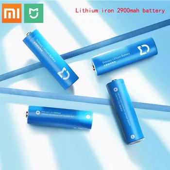 

2020 XIAOMI Mijia Lithium iron AA 2900mah 1.5V battery Blue Disposable Batteries for Camera Mouse Keyboard Controller car Toys