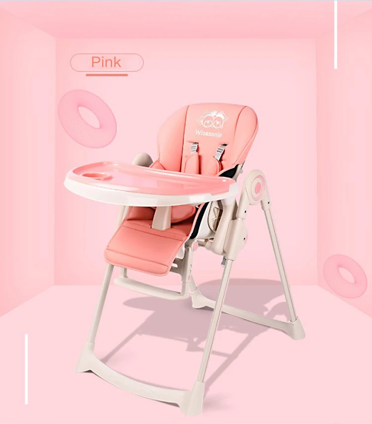 Wisesonle детский обеденный стул складной многофункциональный портативный детский стул обеденный стол сиденье