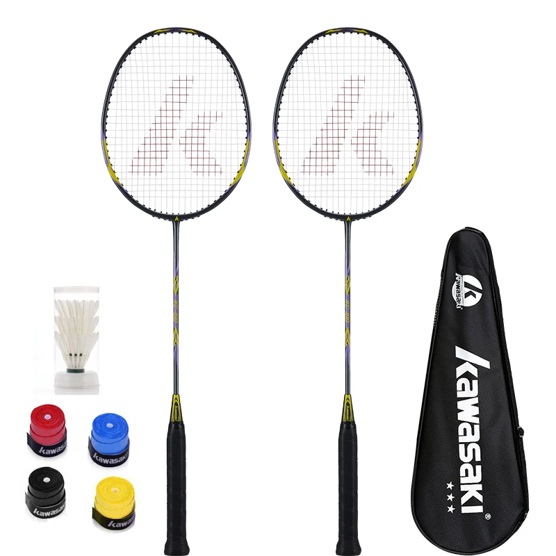 Kawasaki Badminton Racket 1u Aluminum Alloy Frame Badminton Racquet