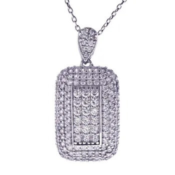 

Pendant in sterling silver of 925mls with to microengastado in zircons high quality.