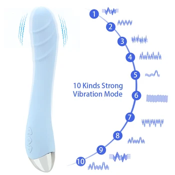 10 Speeds  USB Charging Vagina Clitoris Massager Powerful Female Masturbation G-Spot Dildos Vibrator Sex Toys For Women 4