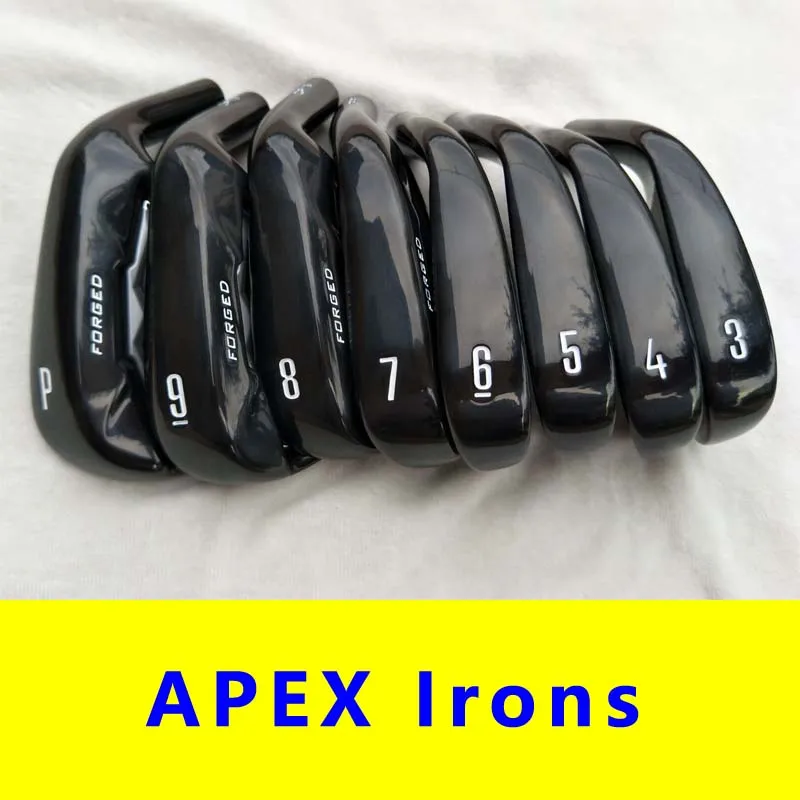 

APEX Black Forged Golf Irons Golf Clubs Iron Set 3-9P 8Pcs Steel Graphite Black Shaft Driver Fairway Hybrid Wedge Putter Head