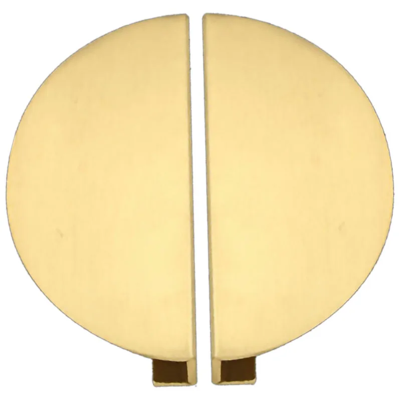 

1 Set Semicircle Solid Brass Cabinet Knobs and Handles Drawer Furnitures Cupboard Wardrobe Knobs Book Cabinet Door Pull