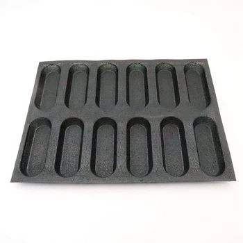 

SZS Hot Silicone Baguette Pan-Non-Stick Perforated French Bread Pan Forms,Hot Dog Molds , Baking Liners Mat Bread Mould