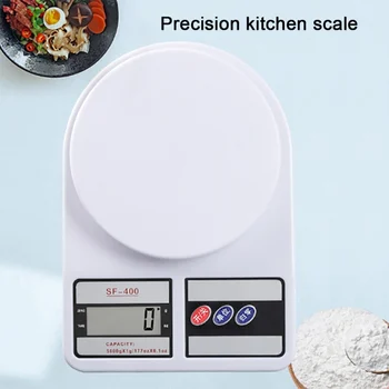 

Kitchen Scale Digital Weight Grams and Ounces , Cooking Scales 11 lbs /5 kg, High Accuracy Food Kitchen Scale LCD Display