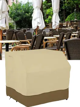 

Patio Furniture Cover Outdoor Open Bar Table Cover 210D Dust-proof Waterproof Sunshade Balcony Garden Courtyard Chair Cover
