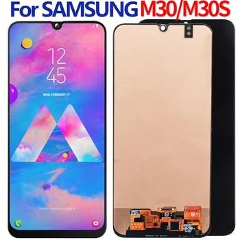 

6.4'' Super Amoled For Samsung M30 LCD M305 M305F SM-M305F lcd M307 M30S LCD Display With Touch Screen Digitizer Assembly
