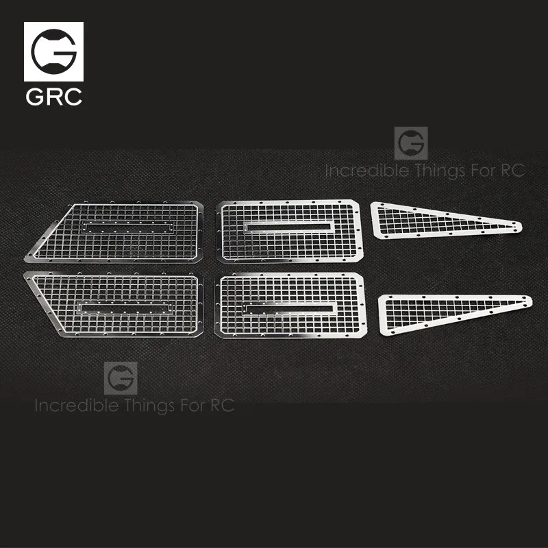 

GRC Simulation Stainless Steel Metal Side Windows Protection Network For 1/10 Rc Car Traxxas TRX-4 TACTICAL UNIT