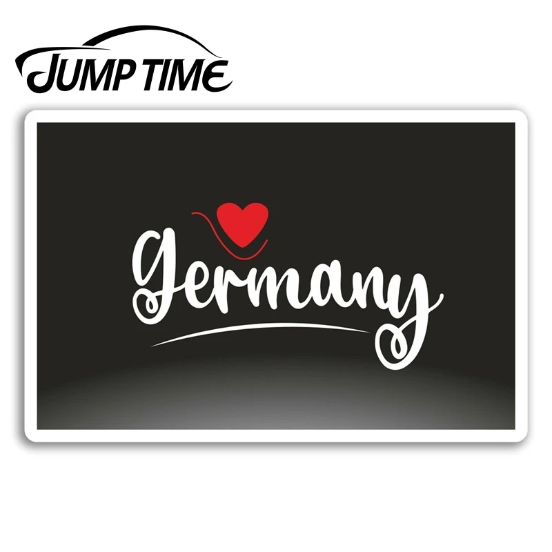 Jump Time for Love Germany Vinyl Stickers EU Travel Sticker Laptop Luggage Bumper Decals Waterproof Car Accessories | Автомобили и