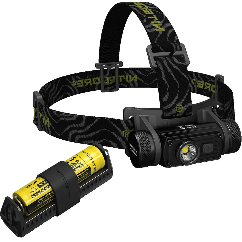 Nitecore Спорт на открытом воздухе CREE XM L2 U2 1000 люмен HC60 HC60W CRI налобный фонарь + 3400 мАч