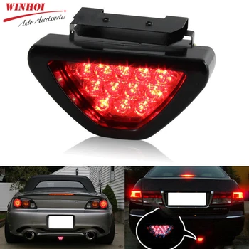 

Universal Led Car Brake Light Bulb 12V 7W Rear Laser Tail Brake Stop Light F1 Triangle Red Reverse Safety Parking Strobe Lamp