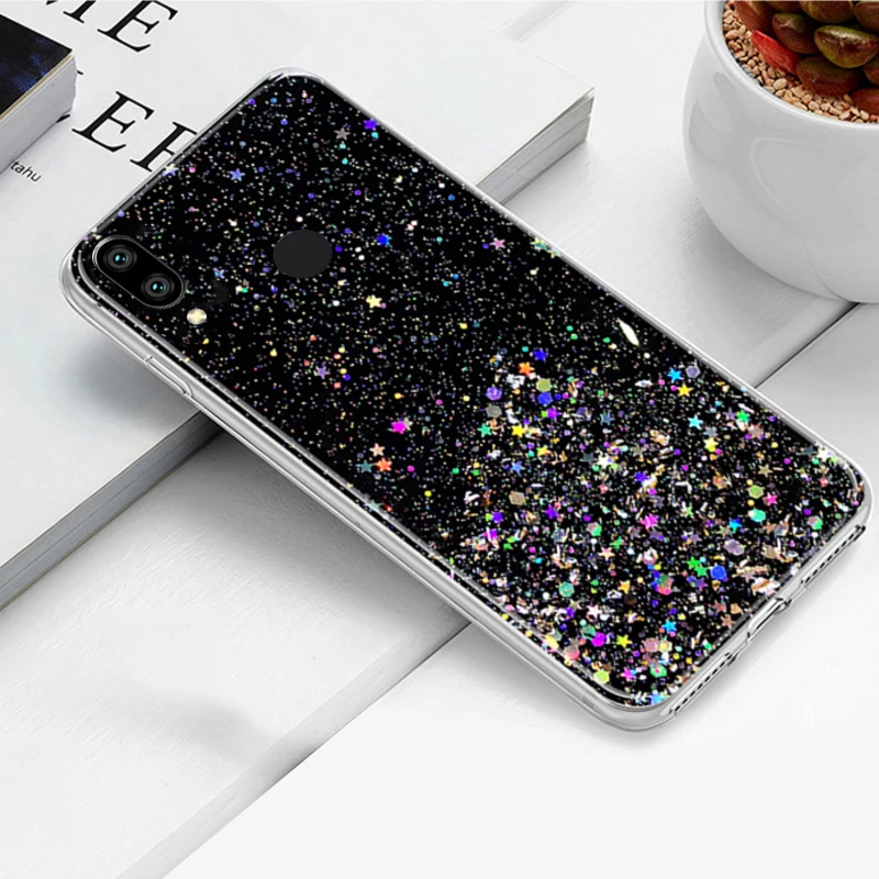 Luxury Bling Glitter Silver Foil Phone Case for Xiaomi Redmi Note
