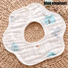 Высокое качество слюнявчик для кормления нагрудники бандана мультфильм печати дышащий для детей ребенка