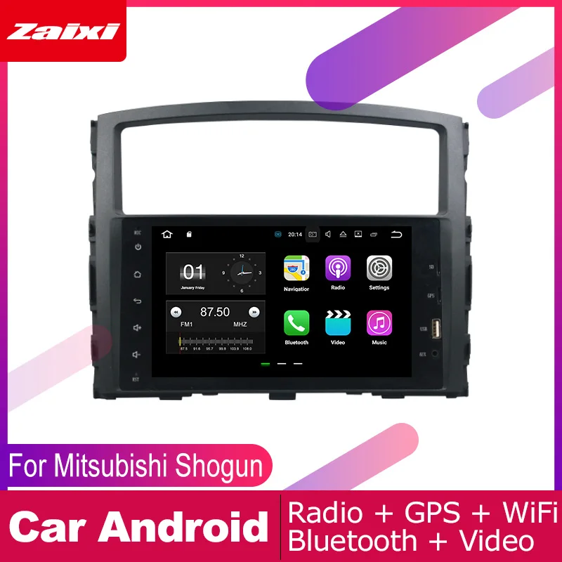 ZaiXi мультимедиа для Android плеер 2 din автомагнитола для Mitsubishi Shogun 2006- с навигацией автомобиля стерео головное устройство стерео