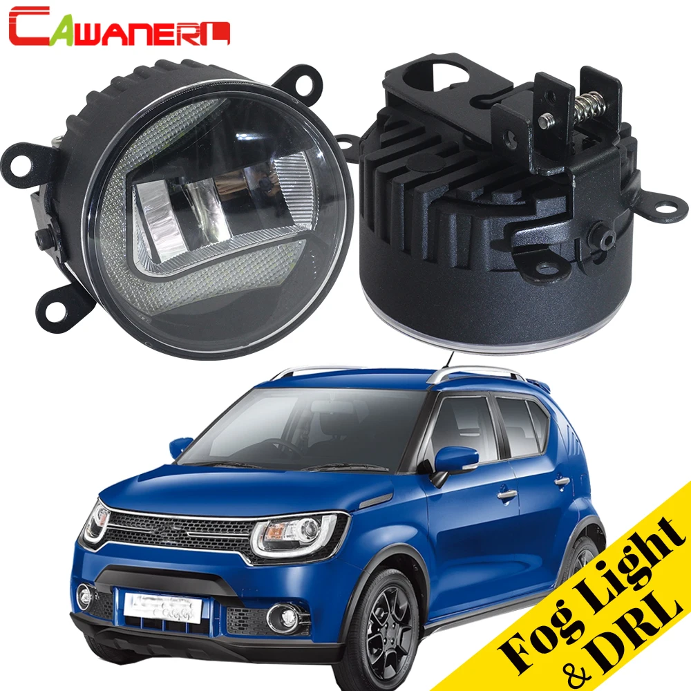 

Cawanerl For Suzuki Ignis II Closed Off-Road Vehicle 2003-2008 Car LED Fog Light DRL Daytime Running Lamp High Bright 2 Pieces