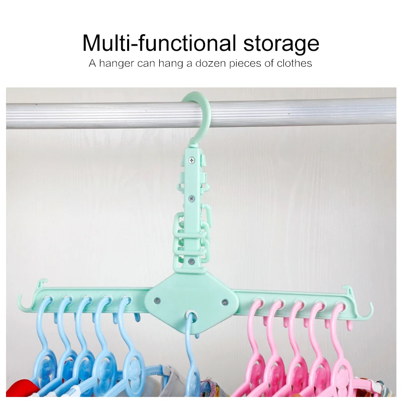 1 pcs magic hook Hanger Magic Rotating Holder Circle Hanger Clothes Drying Rack Plastic Hanger for household organizers tool NEW