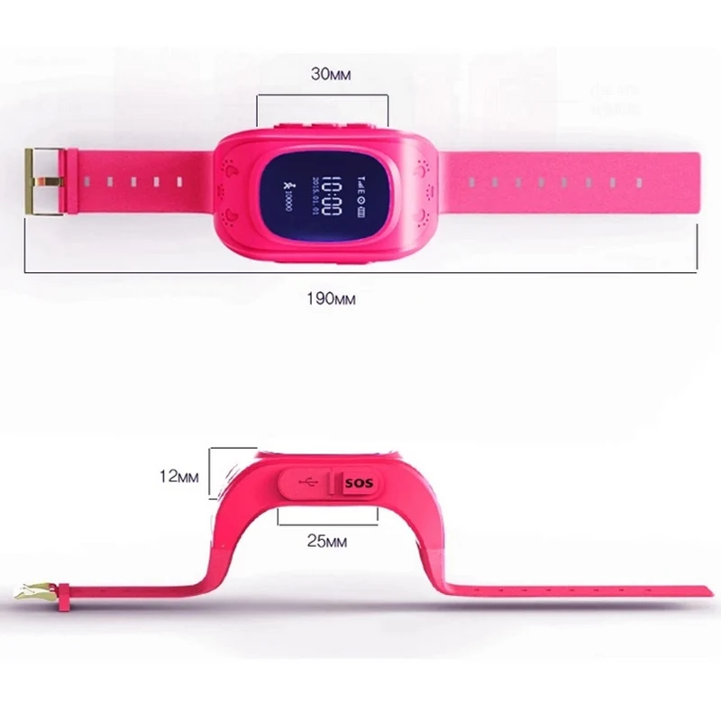 MOCRUX Q50 GPS Kids Watches SOS Call GSM GPRS GPS Smart Baby Watch Track Watch Location Tracker Smart Watch for Child Boys Girls (10)