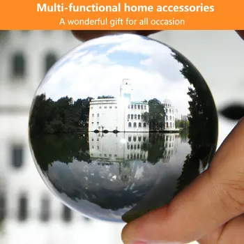 

New Clear 60mm Rare Natural Quartz Crystal Sphere Clear Magic Ball Chakra Healing Gemstone