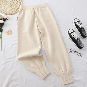 

Heliar Winter Cotton Thermal Outerwear Pants Elastic Waist Trousers Female Winter Pants 2019 Winter Lady Pocket Trousers Women