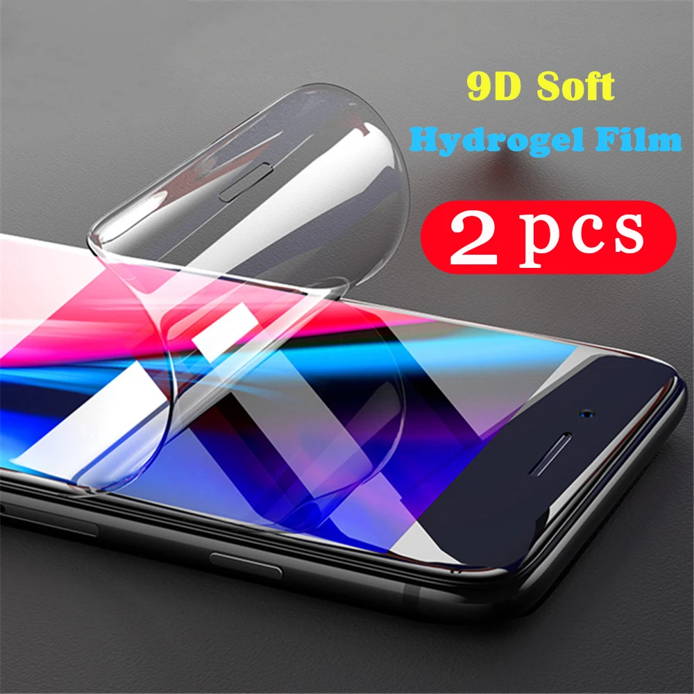 Гидрогелевая пленка 2 шт. для samsung Galaxy j7 pro 2017 note 8 9 10 plus не стеклянная защита экрана