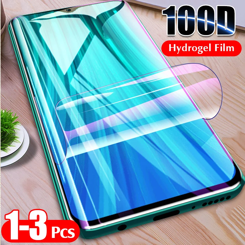 

3 px 100d Hydrogen protecting film for use as x mi 9 t pro 8 9 if mi 8 lite a1 a2 a3 pocofone f1 screen protector complete film