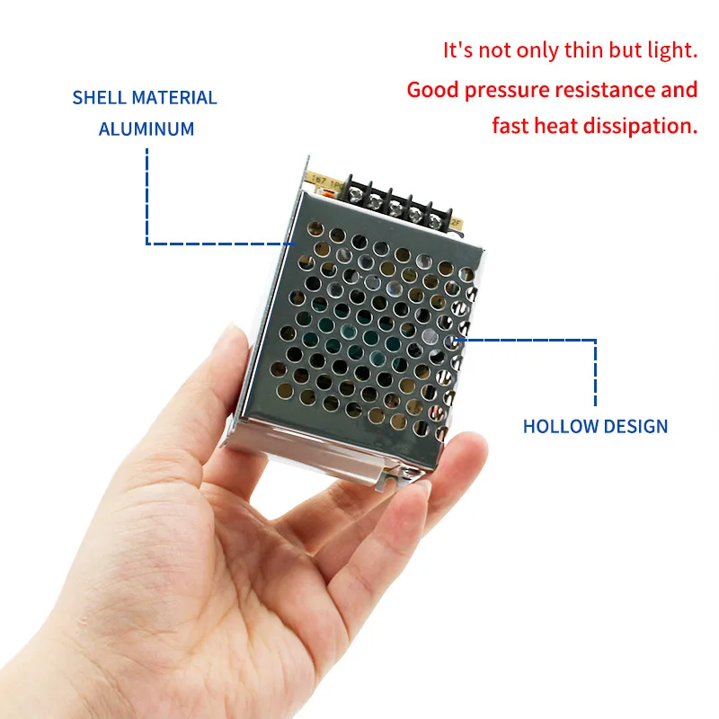 Lighting Transformers 220V to 110V 5V 12V Power Supply 1A 2A 3A 5A 6A 8A 10A 12A 15A 20A 30A 40A LED Strip Driver Power Adapter 6
