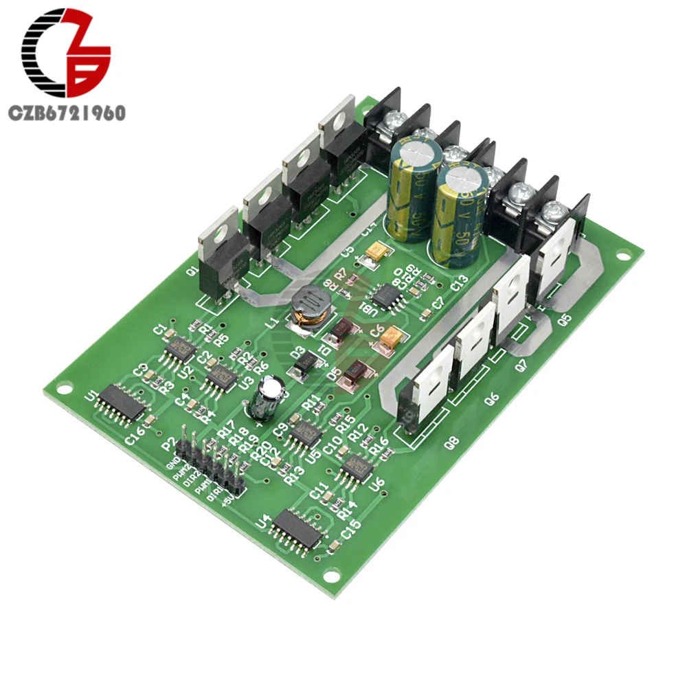 Двойная плата драйвера двигателя постоянного тока h мост ШИМ модуль привода MOSFET
