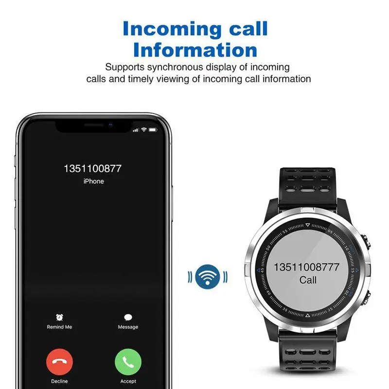 FFYY-N105 IP68 Водонепроницаемые Смарт-часы gps монитор сердечного ритма фитнес-трекер Браслет несколько языков приложения для iPhone samsung H