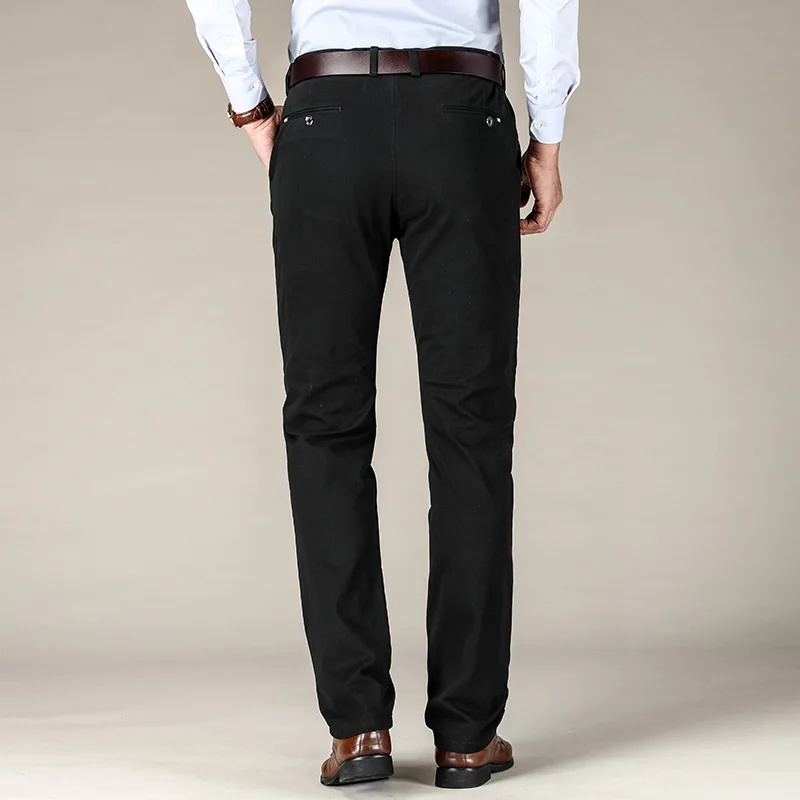Free shipping 3-color Men Khaki Casual Pants 2019 New Classic Solid Color Business Fashion Elastic Slim Fit Cotton Trousers Male Free shipping 3-color Men Khaki Casual Pants 2019 New Classic Solid Color Business Fashion Elastic Slim Fit Cotton Trousers Male