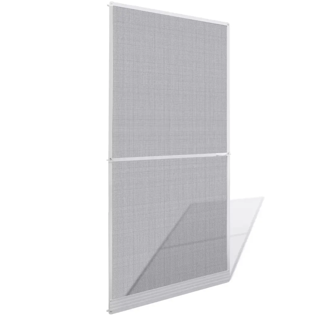 

VidaXL White Hinged Insect Screen For Doors 100 X 215 Cm 141563 Aluminium Frame Fiberglass Net Adjusted To Fit Any Door Size