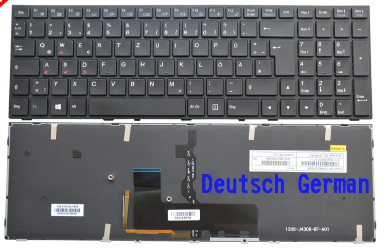Новости Клавиатура для ноутбука CLEVO hasee P651 P655 P671 P655SE P671SG P651SE P651SG US/UK/Deutsch немецкий/французский Раскладка
