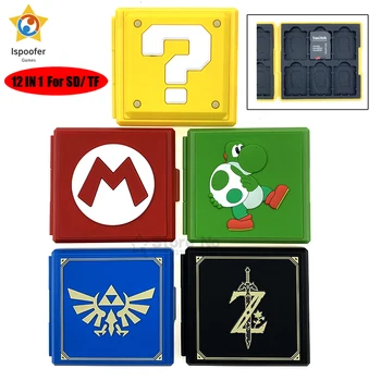 

2020 For Nintend Switch Accessories Portable Game Cards Case Shockproof Hard Shell Storage Box For Memory SD/Micro SD/TF Cards