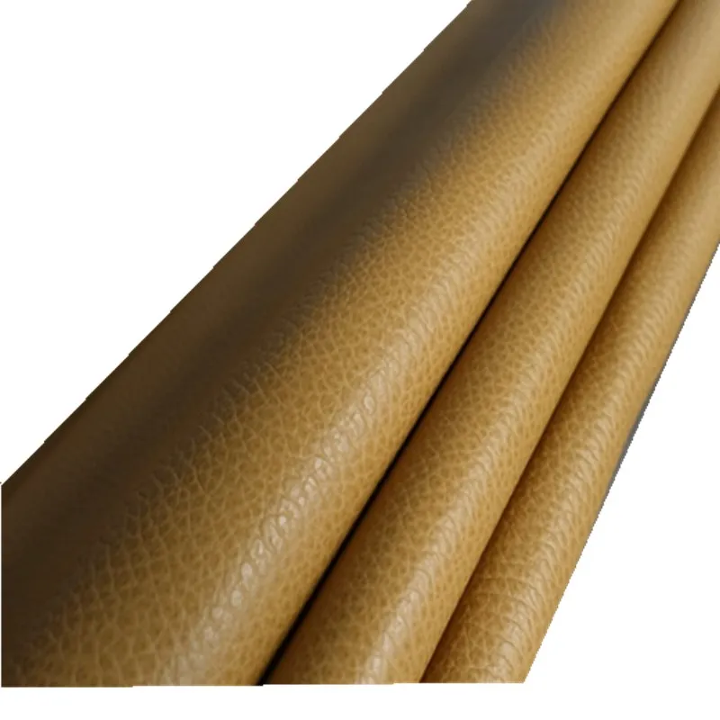 

Light brown lychee pattern cowhide handmade diy1.4-1.7mm backpack belt belt strap with strap material fabric