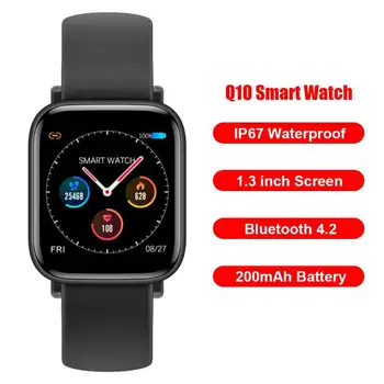 

Multi-functional Wristband Watch Heart Rate Monitor Full Touch Control Screen Sleep Monitoring Daily Reminders Smart Bracelet