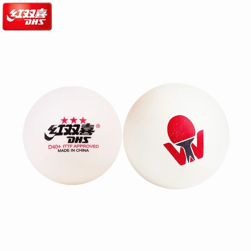 DHS 3-star D40+ Table Tennis Ball ITTF WORLD TOUR d40+ seamed plastic ABS DHS 3 STAR Ping Pong balls