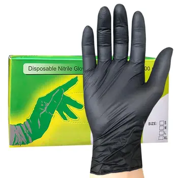 

100PCS Disposable Gloves Protective Latex Gloves Nitrile Gloves Cleaning Gloves Food Safety Health Gloves for Home kitchen