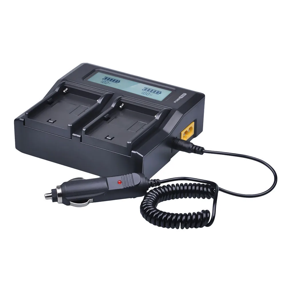 PowerTrust 5200 мА/ч, NP-F770 NP-F750 NP F770 NPF770 750 батареи+ быстрая Зарядное устройство для sony NP-F550 NP-F770 NP-F750 F960 F970
