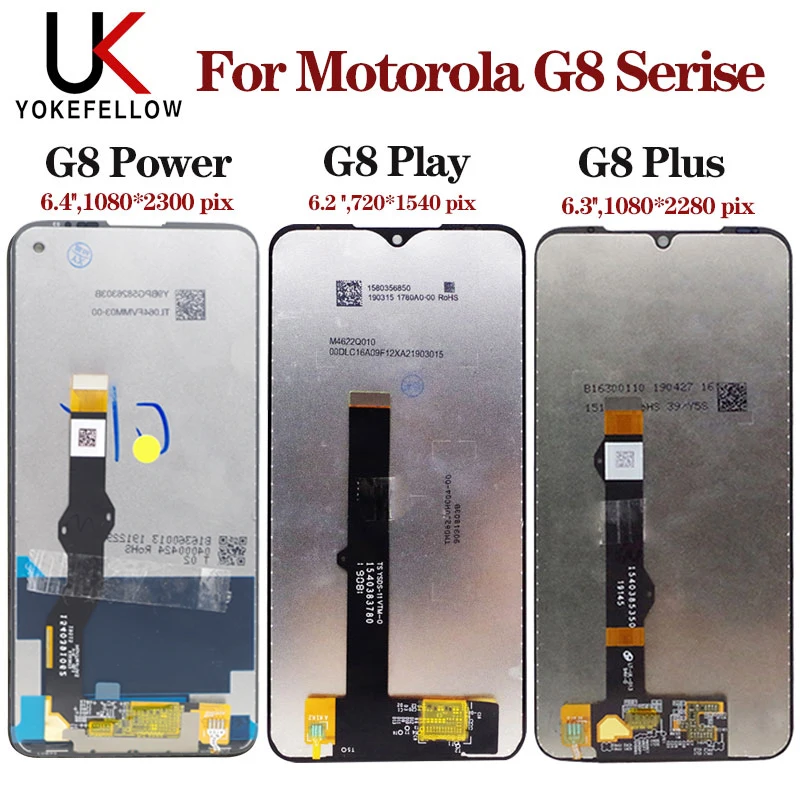ЖК-дисплей для Motorola Moto G8 Play XT2015 дигитайзер с сенсорным экраном в сборе Plus Power |