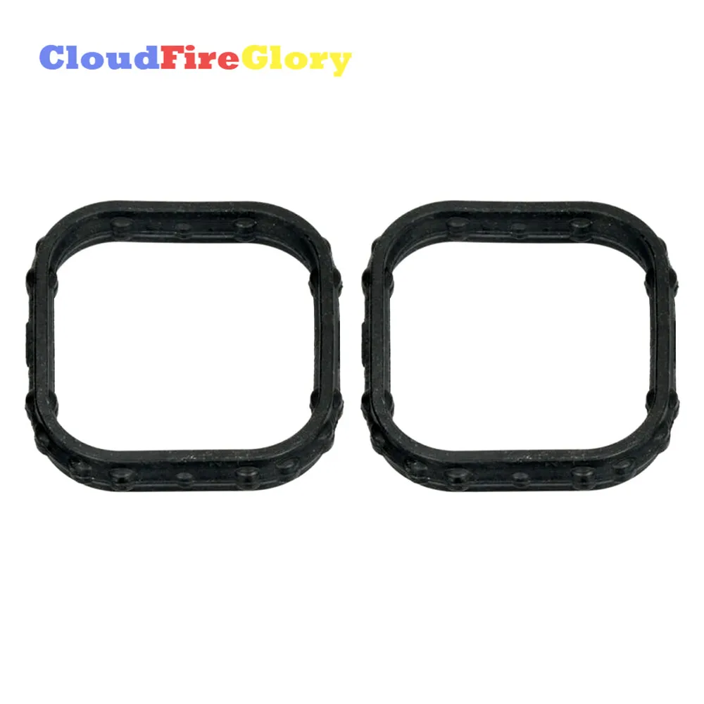 

CloudFireGlory For Ford Edge Explorer F-150 Mustang 2015 2016-2018 2Pcs Intake Manifold Coolant Gaskets 7T4Z9439D 7T4Z-9439-D