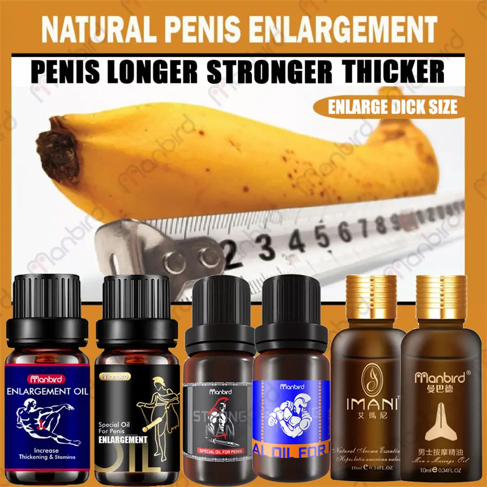 2 Pcs Penis Thickening Growth Man Massage Oil Cock Erection Enhance Men Health Care Penile Growth Bigger Enlarger Essential Oil