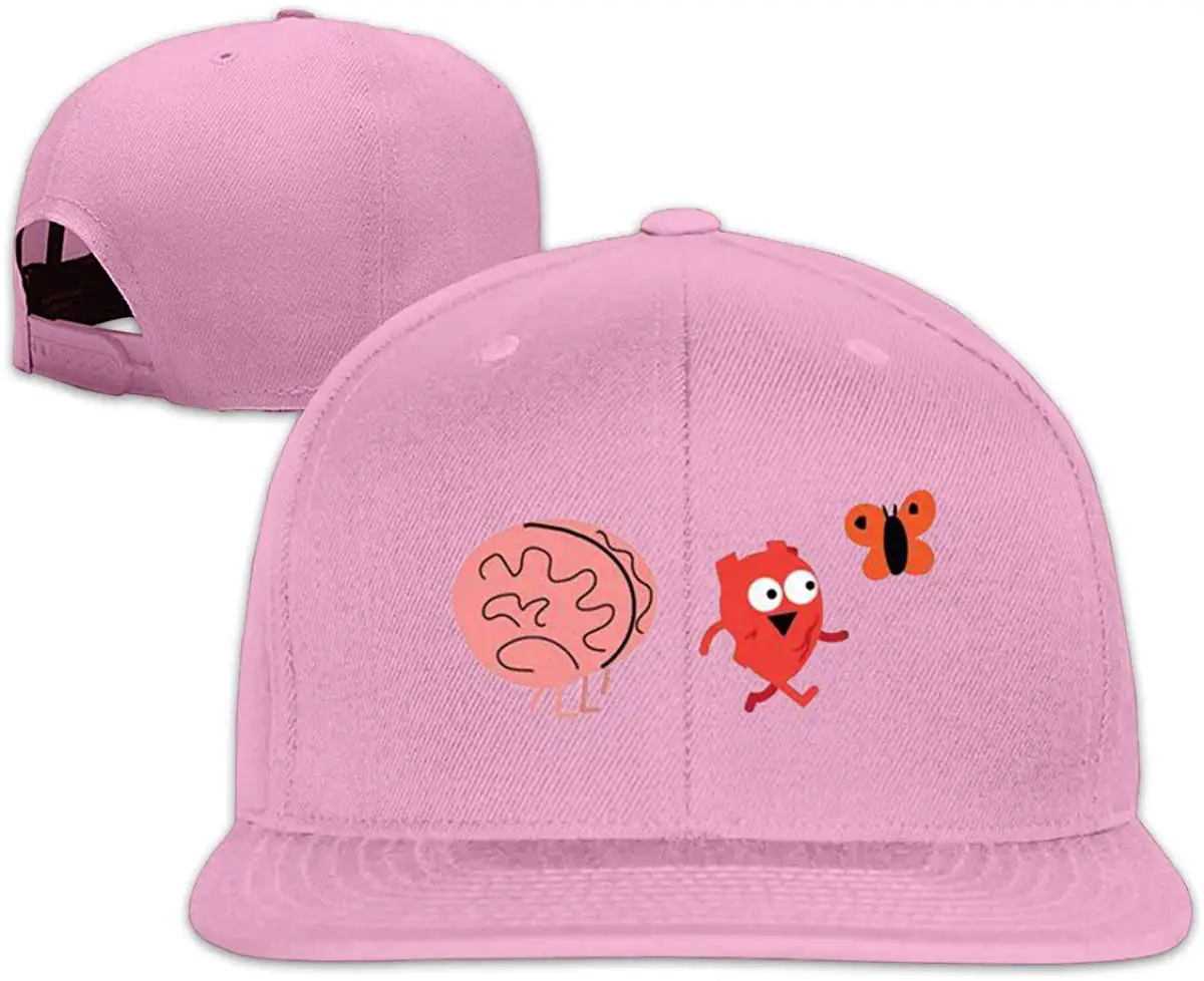 TSDFCMen& Woman разговор между мозгом и сердцем Snapsuit 1 дизайн плоская шляпа водителя грузовика Регулируемая розовая