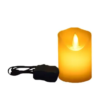 

1 Pcs Creative Wavy Side Flameless LED Swing Electric Flickering Tea Light NEW