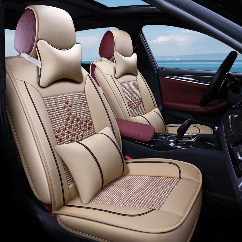 

New Style Automobile Seat Cushion Viscose All-season Seat Pad Chinese Knot Theme Seat Cover Manufacturers Direct Selling a Gener