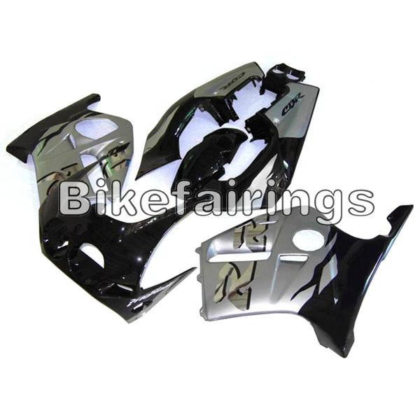 Впрыскивание, АБС-пластик полный комплект обтекателя Для Honda CBR250RR CBR250 RR MC19 1988 1989 мотоциклетный кузов корпус-черный матовый серебристый