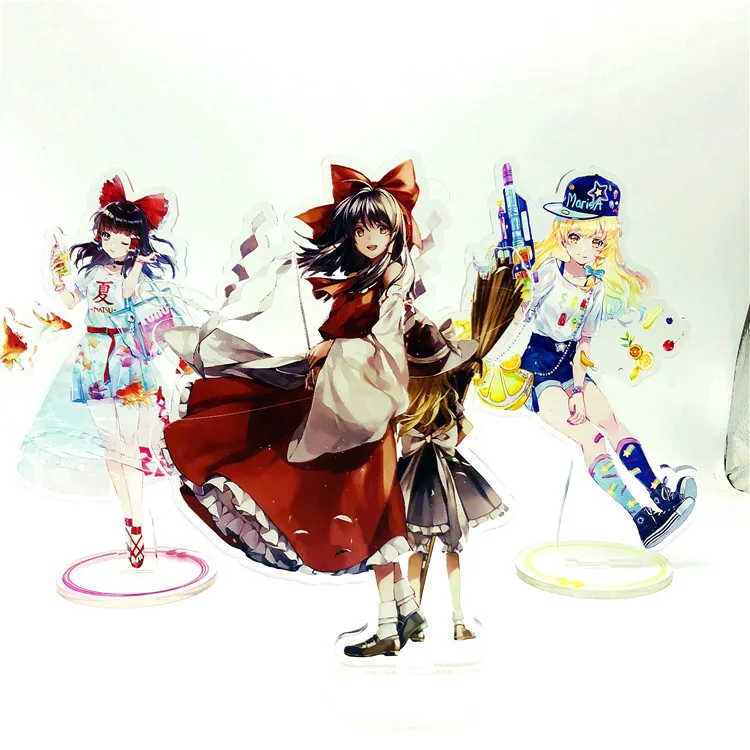 TouHou Project Remilia Scarlet Flandre Anime Acrylic Stand Figure Desktop Decoration Collection Model Toy Cosplay Doll | Игрушки и хобби