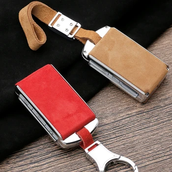 

2020 New Zinc Alloy Suede Fur Car Key Case For Volvo XC40 XC60 XC90 S90 V90 T5 T6 T8 Auto Key Cover Car Accessories Key Protect