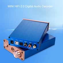 HiFi 2,0 цифровой аудио декодер ЦАП усилитель DC12V ЦАП вход USB/коаксиальный/оптический выход RCA/усилитель 24 бит/96 кГц