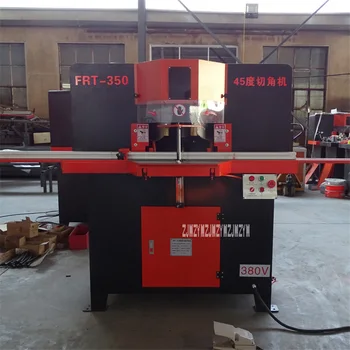 

FRT-350 2.2KW*2 Double-headed 45 Degree Angle Cutting Machine Woodworking Automatic Aluminum Angle Cutting Machine 220V/380V