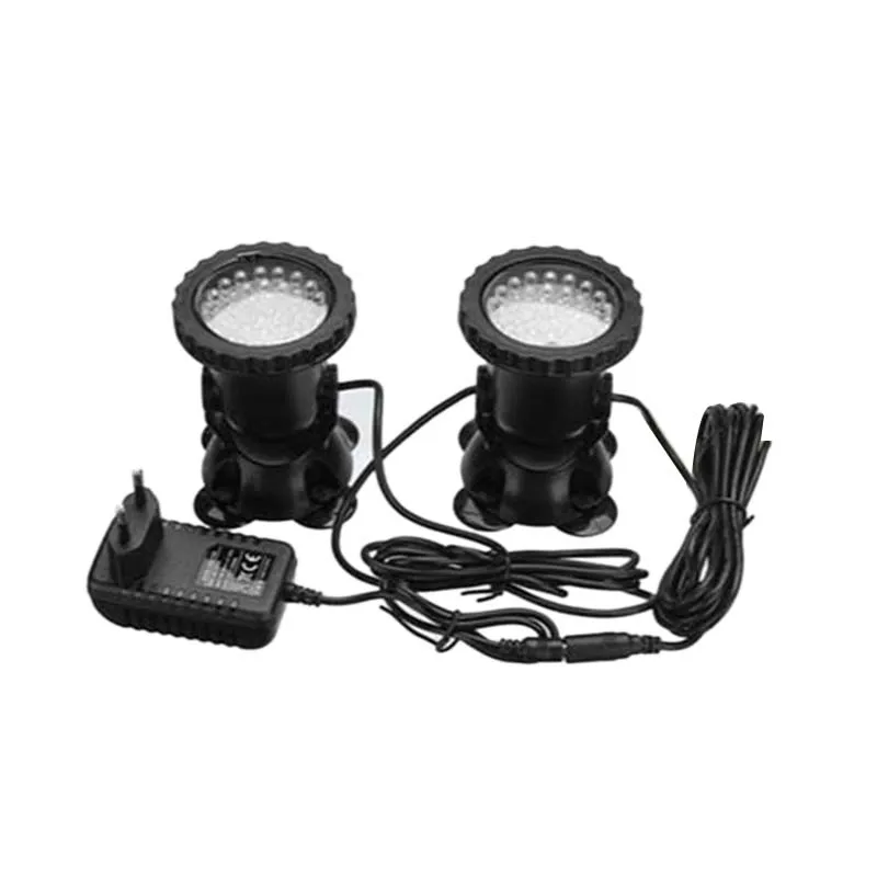 

2Pcs Rgb Led Underwater Spotlight Waterproof Ip68 Underwater Color Spotlight 7 Colors Change Swimming Pool Fountain Pond Water G