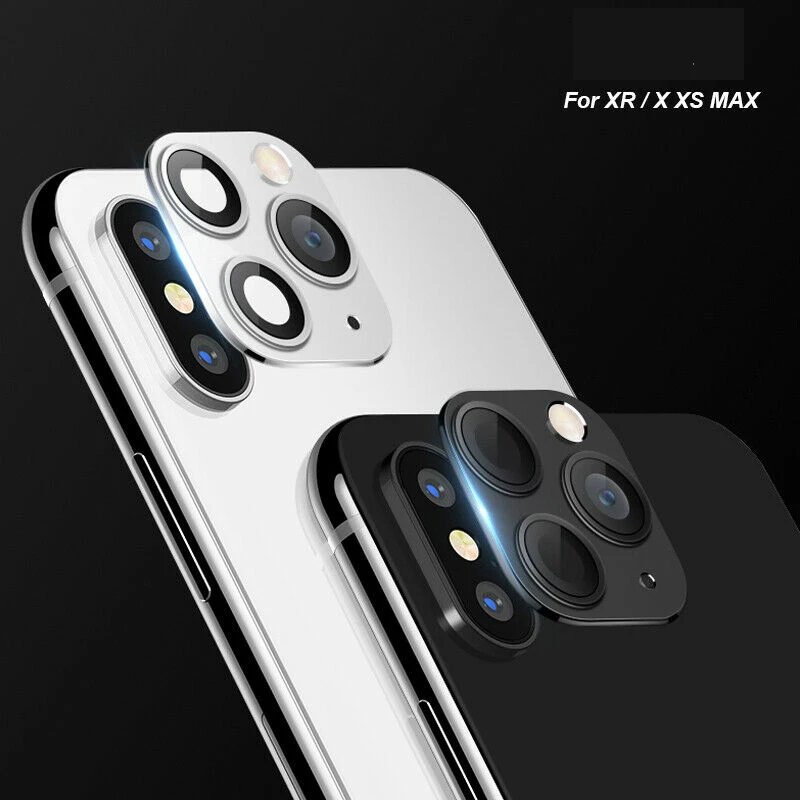 Для Iphone Apple X Xs Max Xr секундная Замена для Iphone11 Pro Max наклейка на рассеиватель Модифицированная Крышка для камеры Мягкий чехол из титанового сплава